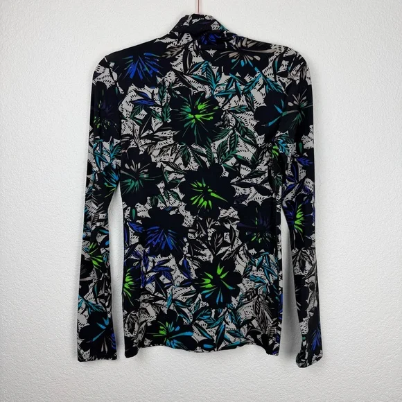 Dorthee Schumacher Printed Turtleneck Long Sleeve Top 2 - Picture 3 of 8